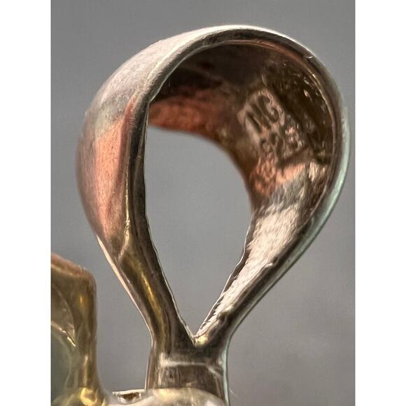 NEW Watermelon tourmaline sterling silver pendant 8.16 grams - Picture 6 of 11